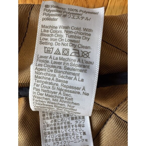 J Crew Mens Walker Vest XL Navy Blue Tan Quilted Full Zip Pockets B1930 - Picture 7 of 12